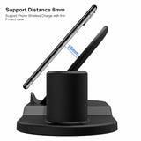 3 in 1 10W Fast Wireless Charger Dock Station