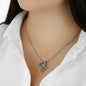 Double Hearts Necklace - Yin Yang