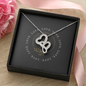 Double Hearts Necklace - Yin Yang