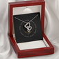 Double Hearts Necklace - Yin Yang