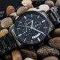 Black Chronograph Watch (Engravable) - For Him