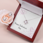 Valentine's Love Knot Set - Necklace & Earrings