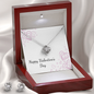 Valentine's Love Knot Set - Necklace & Earrings