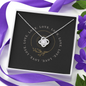 Love Knot Necklace -Yin Yang
