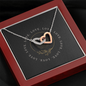 Interlocking Heart Necklace - Yin Yang