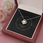 Love Knot Necklace -Yin Yang