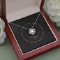 Love Knot Necklace -Yin Yang