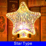 3D Decorative LED E27 6W Light Bulb