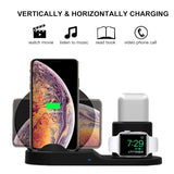 3 in 1 10W Fast Wireless Charger Dock Station